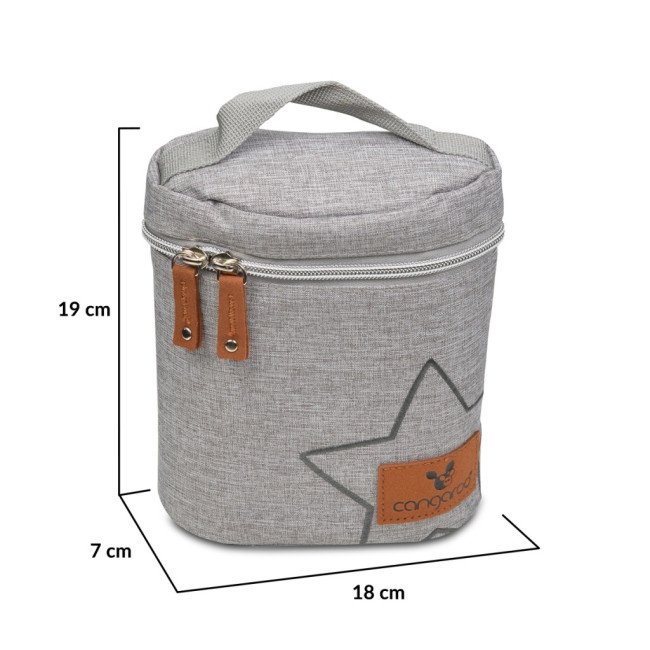 Thermal bag για μπουκάλια Charlie ανοιχτό γκρι Thermal bag για μπουκάλια Charlie ανοιχτό γκρι