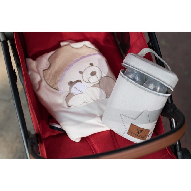 Thermal bag για μπουκάλια Charlie ανοιχτό γκρι Thermal bag για μπουκάλια Charlie ανοιχτό γκρι