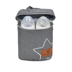 Thermal bag για μπουκάλια Charlie σκούρο γκρι