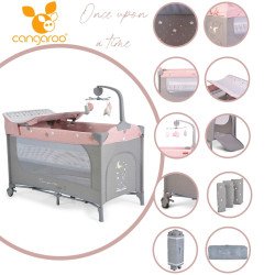 Κούνια μωρού Μια φορά κι έναν καιρό 3 ροζ