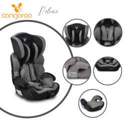 Deluxe σκούρο γκρι κάθισμα αυτοκινήτου Deluxe σκούρο γκρι κάθισμα αυτοκινήτου
