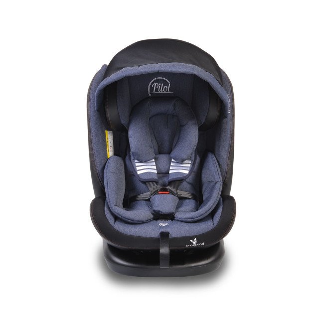 Κάθισμα αυτοκινήτου με σύστημα Isofix Pilot 360° denim Κάθισμα αυτοκινήτου με σύστημα Isofix Pilot 360° denim