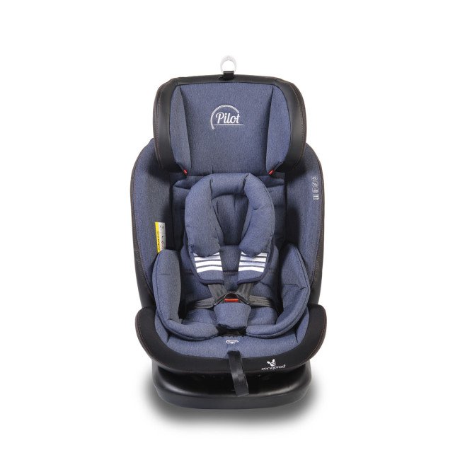 Κάθισμα αυτοκινήτου με σύστημα Isofix Pilot 360° denim Κάθισμα αυτοκινήτου με σύστημα Isofix Pilot 360° denim