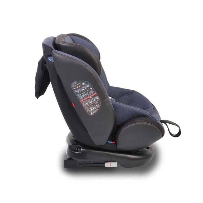 Κάθισμα αυτοκινήτου με σύστημα Isofix Pilot 360° denim Κάθισμα αυτοκινήτου με σύστημα Isofix Pilot 360° denim