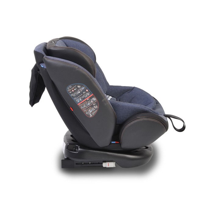 Κάθισμα αυτοκινήτου με σύστημα Isofix Pilot 360° denim Κάθισμα αυτοκινήτου με σύστημα Isofix Pilot 360° denim