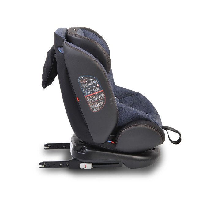 Κάθισμα αυτοκινήτου με σύστημα Isofix Pilot 360° denim Κάθισμα αυτοκινήτου με σύστημα Isofix Pilot 360° denim