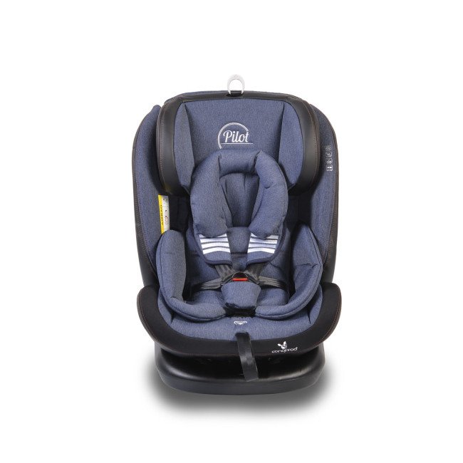 Κάθισμα αυτοκινήτου με σύστημα Isofix Pilot 360° denim Κάθισμα αυτοκινήτου με σύστημα Isofix Pilot 360° denim