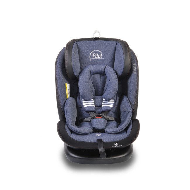 Κάθισμα αυτοκινήτου με σύστημα Isofix Pilot 360° denim Κάθισμα αυτοκινήτου με σύστημα Isofix Pilot 360° denim
