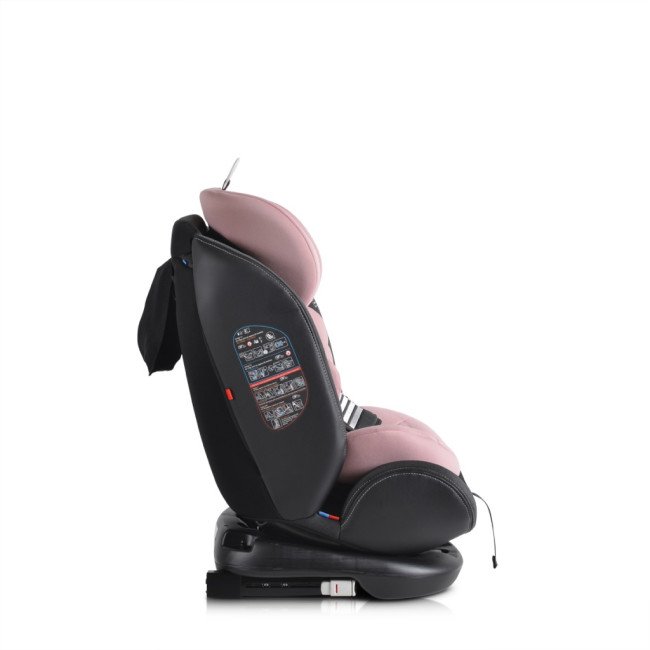 Κάθισμα αυτοκινήτου με σύστημα Isofix Pilot 360° ροζ