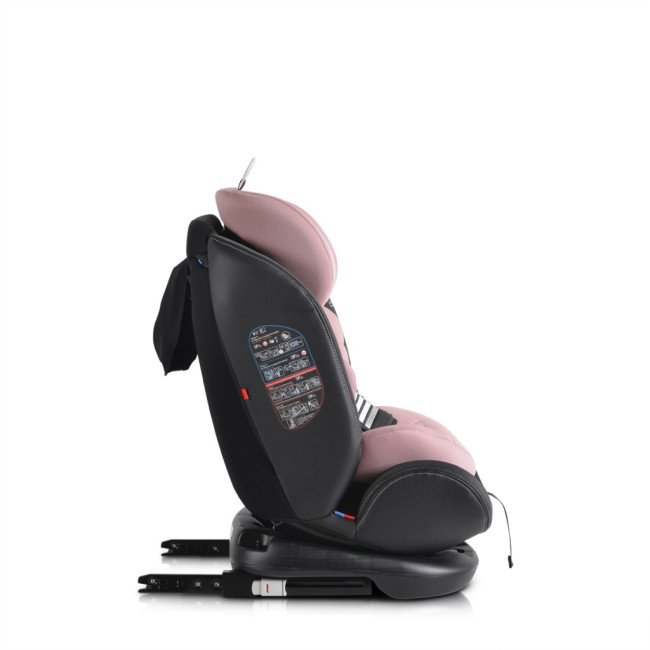 Κάθισμα αυτοκινήτου με σύστημα Isofix Pilot 360° ροζ