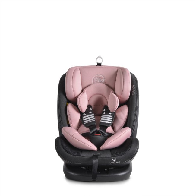 Κάθισμα αυτοκινήτου με σύστημα Isofix Pilot 360° ροζ