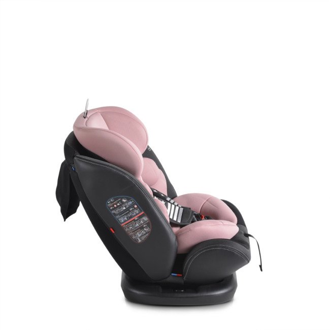 Κάθισμα αυτοκινήτου με σύστημα Isofix Pilot 360° ροζ
