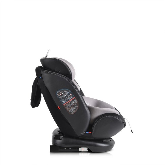 Κάθισμα αυτοκινήτου με σύστημα Isofix Pilot 360° γκρι