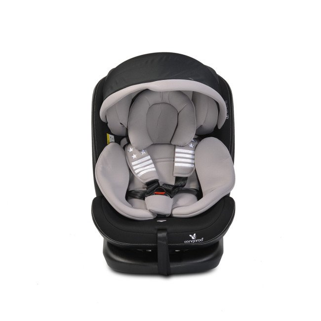 Κάθισμα αυτοκινήτου με σύστημα Isofix Pilot 360° γκρι