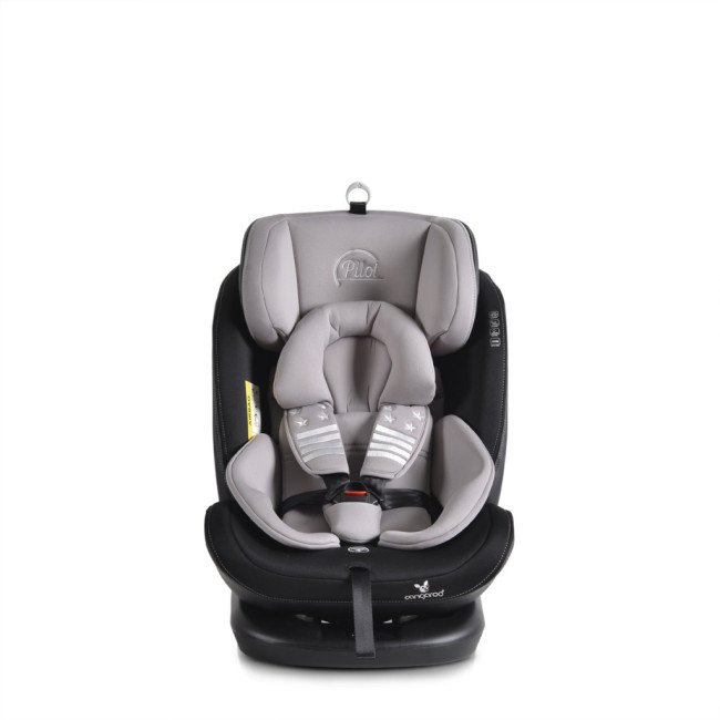 Κάθισμα αυτοκινήτου με σύστημα Isofix Pilot 360° γκρι