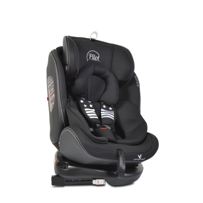 Κάθισμα αυτοκινήτου με σύστημα Isofix Pilot 360° μαύρο Κάθισμα αυτοκινήτου με σύστημα Isofix Pilot 360° μαύρο
