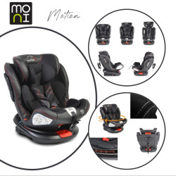 Κάθισμα αυτοκινήτου με σύστημα Isofix Motion 360° μαύρο