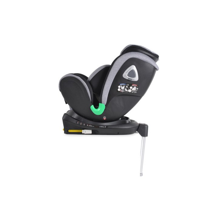 Κάθισμα αυτοκινήτου Commodore I-Size με σύστημα Isofix 360° σκούρο γκρι