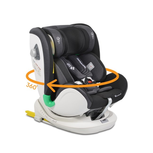 Κάθισμα αυτοκινήτου General I-Size με σύστημα Isofix 360° μαύρο