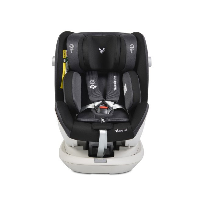 Κάθισμα αυτοκινήτου General I-Size με σύστημα Isofix 360° μαύρο