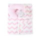 Βρεφική κουβέρτα 90/75 cm με μαξιλάρι Sammy pink