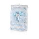 Βρεφική κουβέρτα 90/75 cm με μαξιλάρι Sammy blue Βρεφική κουβέρτα 90/75 cm με μαξιλάρι Sammy blue