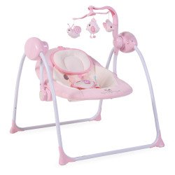 Ηλεκτρική κούνια Baby Swing+ ροζ