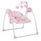 Ηλεκτρική κούνια Baby Swing+ ροζ