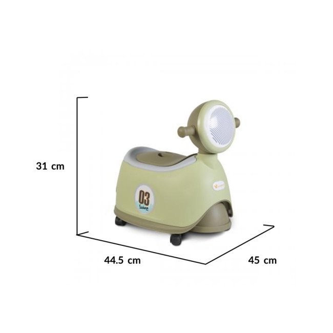 Κατσαρόλα Mini Vespa 2 σε 1 πράσινη