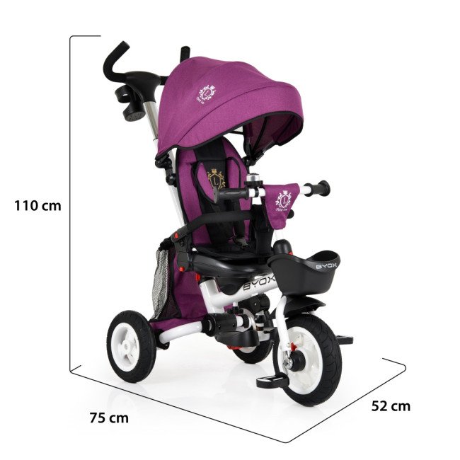 Παιδικό τρίκυκλο Flexy Lux μωβ