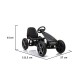 Karting Mercedes Benz Go Kart EVA μαύρο