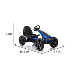Karting Mercedes Benz Go Kart EVA μπλε