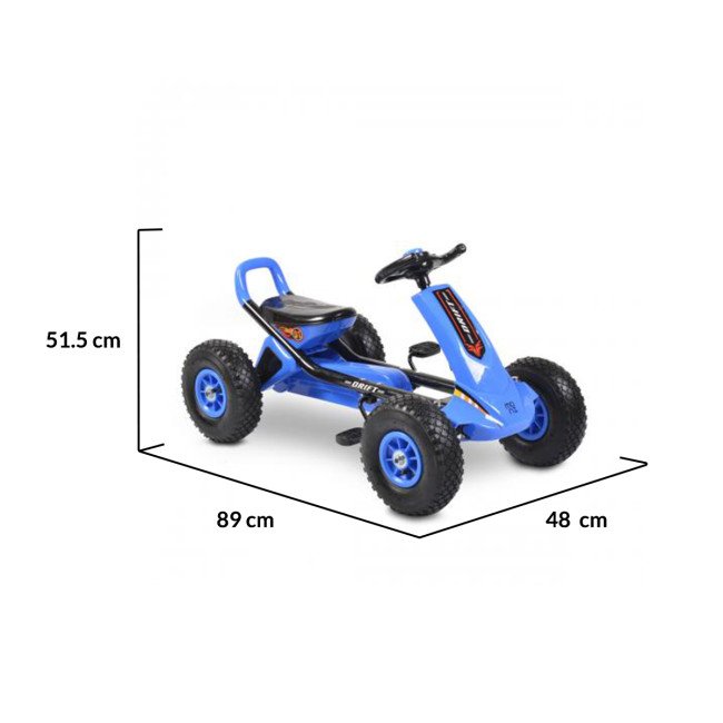 Cart αυτοκίνητο Drift AIR μπλε