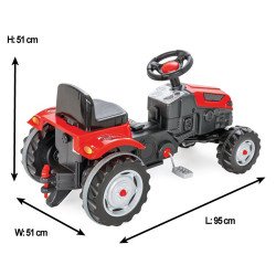 Tractor Active 07314 κόκκινο