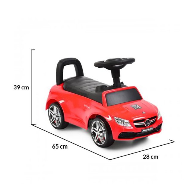 Push car Mercedes C63 Coupe 638 κόκκινο