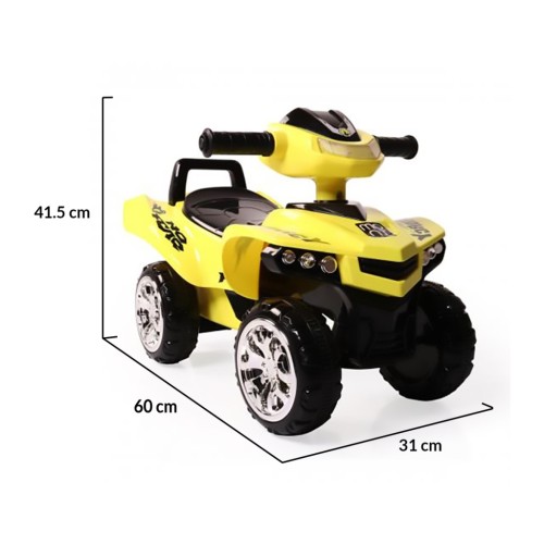 Παιδικό push ATV No Fear JY-Z05 κίτρινο Παιδικό push ATV No Fear JY-Z05 κίτρινο