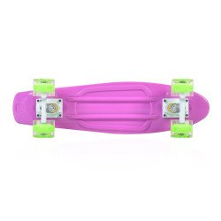 Skateboard Spice LED 22" ροζ
