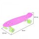 Skateboard Spice LED 22 ροζ