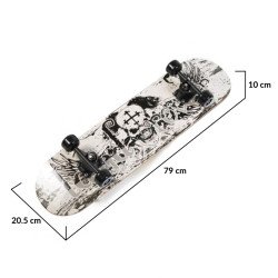Skateboard Lux 3006 λευκό