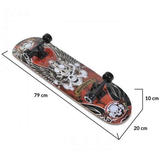 Skateboard Lux 3006 κόκκινο