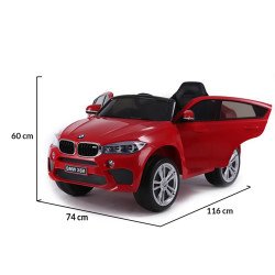 Μπαταρία Jeep BMW X6M Δερμάτινο Κάθισμα JJ2199 Κόκκινο