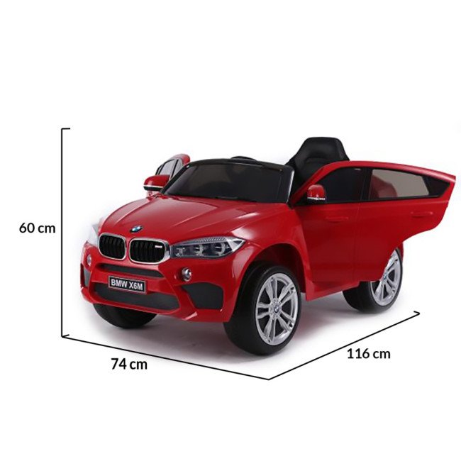 Μπαταρία Jeep BMW X6M Δερμάτινο Κάθισμα JJ2199 Κόκκινο