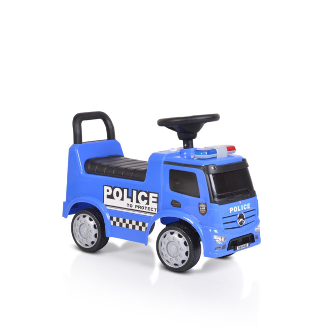 Push car Mercedes-Benz Antos Police μπλε