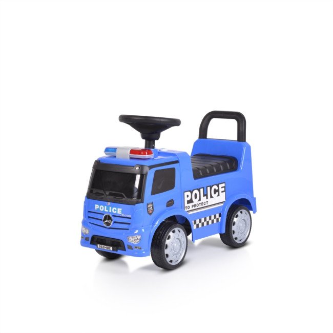 Push car Mercedes-Benz Antos Police μπλε