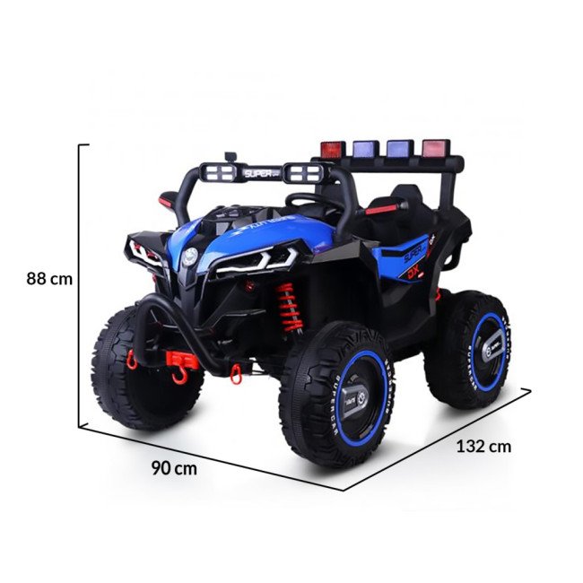 Τζιπ Beast blue με μπαταρίες Τζιπ Beast blue με μπαταρίες