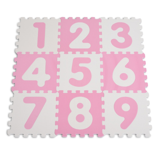 Soft Puzzle Numbers Pink 1001B3(WH/PK)AB
