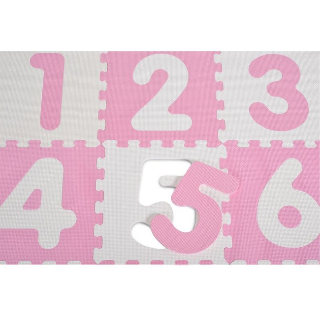 Soft Puzzle Numbers Pink 1001B3(WH/PK)AB