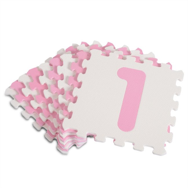 Soft Puzzle Numbers Pink 1001B3(WH/PK)AB
