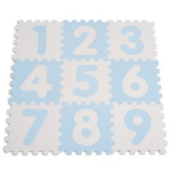 Μαλακό παζλ Numbers blue 1001B3(WH/BE)AB