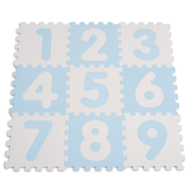 Μαλακό παζλ Numbers blue 1001B3(WH/BE)AB